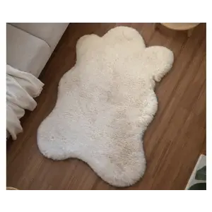 Umelá kožušina Rabbit Deluxe 60x90 cm, krémová% vyobraziť