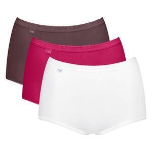 Nohavičky sloggi Basic+ Maxi C3P, červená kombinácia vyobraziť