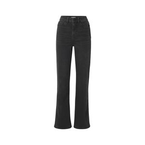Bootcut džínsy – strih »Lou«, black washed denim vyobraziť