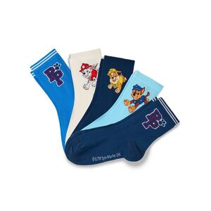 Detské ponožky, 5 párov »Paw Patrol«, modré vyobraziť