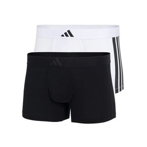 Boxerky adidas Active Flex Cotton, 2 ks, čierne, biele vyobraziť