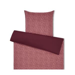 Posteľná bielizeň z materiálu polycotton, bordovočervená, štandardná veľkosť vyobraziť