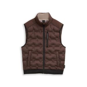 Ľahká hybridná prešívaná bunda Tom Tailor, java dark brown vyobraziť