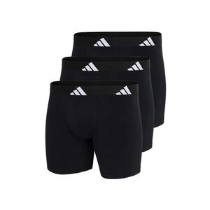 Boxerky adidas Active Flex Cotton, 3 ks, biele, sivé, čierne vyobraziť