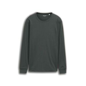 Základné tričko s dlhým rukávom Tom Tailor, Darkest Olive vyobraziť