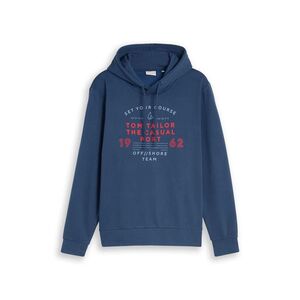 Mikina s kapucňou Tom Tailor, Dark Duck Blue vyobraziť