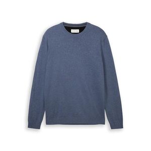 Pletený pulóver Tom Tailor, Vinted Indigo Blue Melange vyobraziť