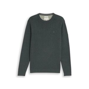 Pletený pulóver Tom Tailor, Darkest Olive Melange vyobraziť