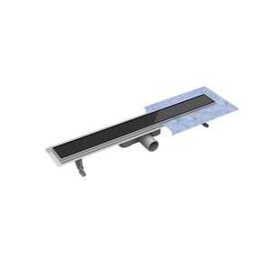 BESCO - Odtokový žľab VIRGO BLACK - Rozmer A - 80 cm ZLOL80VBL vyobraziť