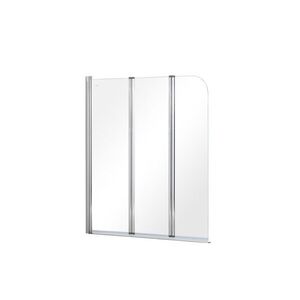 BESCO - Vaňová zástena PRIME 3 - FARBA rámu - Chróm / Leštený hliník (ALU), Rozmer A - 120 cm, Smer zatvárania - Univerzálne Ľavé / Pravé, Výplň - Číre bezpečnostné sklo - 5 mm BCPRIM12CC vyobraziť