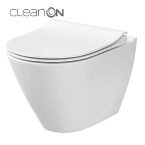 CERSANIT - SET 743 závesná misa CITY OVAL NEW CLEAN ON vrátane sedátka duroplast K701-104 vyobraziť