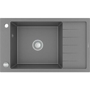 MEXEN - Elias granitový drez 1 misa drez s vypúšťaním krátky odkvapkávač 795x480 mm, sivá 6511791005-71 vyobraziť