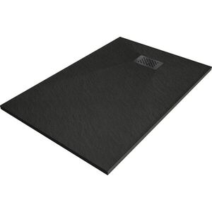 MEXEN/S - Hugo sprchová vanička SMC 100x70, čierna, krytka čierna 42707010-B vyobraziť