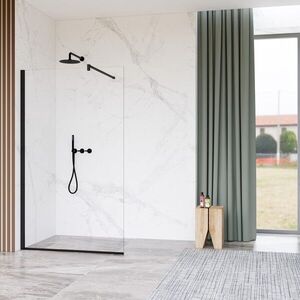 HOPA - Walk-in sprchovací kút LAGOS NEW - Farba rámu - Čierna, Rozmer A - 80 cm BCLAGO80MBCN vyobraziť