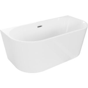 MEXEN/S - Oval vaňa voľne stojaca 150 x 75, biela, sifón a prepad chróm 52671507500-01 vyobraziť
