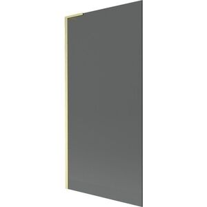 MEXEN/S - Next L vaňová zástena FIX 90 x 150, grafit, zlatá kartáčovaná 895-090-000-03-40-55 vyobraziť