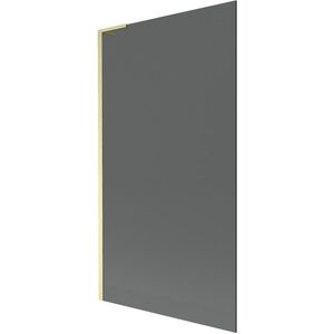 MEXEN/S - Next L vaňová zástena FIX 100 x 150, grafit, zlatá kartáčovaná 895-100-000-03-40-55 vyobraziť