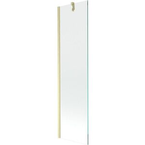 MEXEN/S - Next vaňová zástena FIX 50 x 150, transparent, zlatá kartáčovaná 895-050-000-00-00-55 vyobraziť