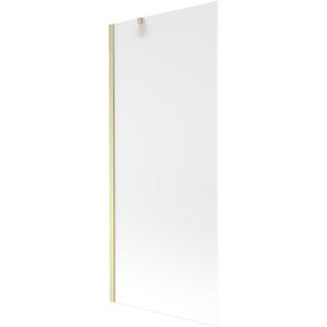 MEXEN/S - Next vaňová zástena FIX 80 x 150, dekor, zlatá kartáčovaná 895-080-000-00-30-55 vyobraziť