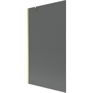 MEXEN/S - Next vaňová zástena FIX 100 x 150, grafit, zlatá kartáčovaná 895-100-000-00-40-55 vyobraziť