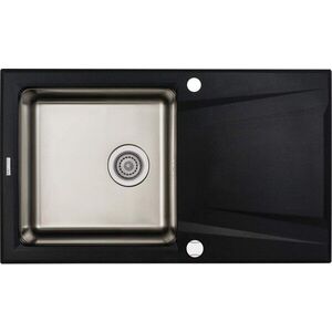 DEANTE - Prime grafit metalic - Granitovo - oceľový drez, 1 - bowl s odkvapkávačom ZSR_G113 vyobraziť