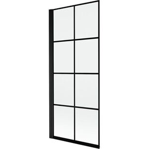MEXEN - MIST vaňová zástena 80x150 cm 6mm 1-s, čierna, dekor, ľavá 8A9-080-001-70-77-L vyobraziť