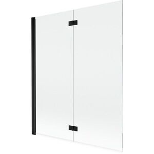 MEXEN - MIST vaňová zástena 140x150 cm 6mm 2-s, čierna, číra, ľavá 8A9-140-002-70-00-L vyobraziť