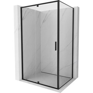 MEXEN/S - Exo sprchovací kút dvere krídlové 160 x 80, transparent, čierna 819-160-080-70-00 vyobraziť