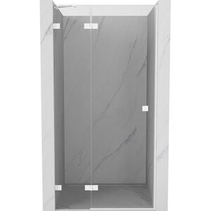 MEXEN/S - Lunar sprchové dvere krídlové ľavé 110, transparent, biela 834-110-000-20-00-L vyobraziť