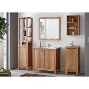 COMAD - Skrinka pod umývadlo 80cm 2 dvierka CLASSIC OAK 5907611647660 vyobraziť