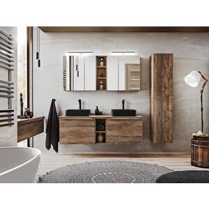 COMAD - Skrinka pod umývadlo 60cm 2 zásuvky SANTA FE OAK 5907611652428 vyobraziť