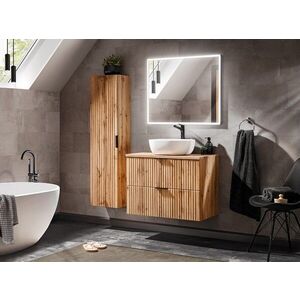 COMAD - Skrinka pod umývadlo 60cm 2 zásuvky ADEL OAK 5907611654798 vyobraziť