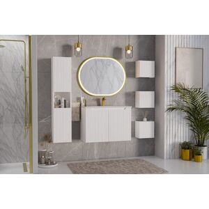 COMAD - Skrinka pod umývadlo 80cm 2 dvierka NOVA WHITE 5907611661703 vyobraziť