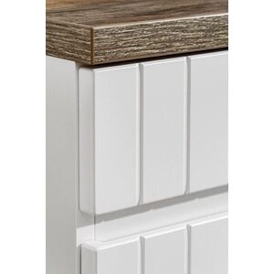 COMAD - Skrinka pod umývadlo 80cm 1 szuflada ICONIC WHITE 5907611654989 vyobraziť