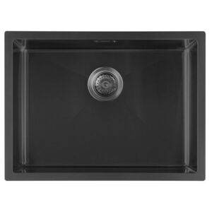 SAPHO - ZENITH nerezový drez 60x45cm, gun metal ZN6045B vyobraziť