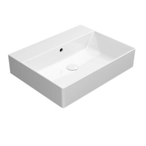 GSI - KUBE X keramické umývadlo 60x47cm, bez otvoru, biela ExtraGlaze 9431011 vyobraziť