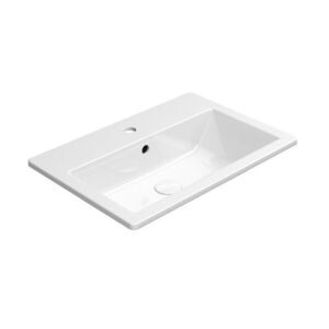 GSI - KUBE X keramické umývadlo 58, 5x40, 5cm, zápustné, biela ExtraGlaze 9433111 vyobraziť