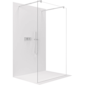 CERANO - Sprchová zástena Walk-in Onyx Duo Ľ/P - 8 mm - okrúhla vzpera - chróm, transparentné sklo - 160x200 CER-8050BD2375 vyobraziť
