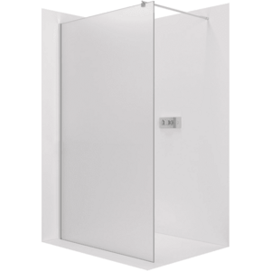 CERANO - Sprchová zástena Walk-in Onyx Round Ľ/P - 8 mm - okrúhla vzpera - chróm, mliečne sklo - 110x200 CER-8050BD257 vyobraziť