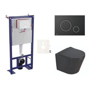 Cenově zvýhodněný závěsný WC set SAT do lehkých stěn / předstěnová montáž + WC SAT Infinitio SIKOSSINB78 SIKOSSINB78 vyobraziť