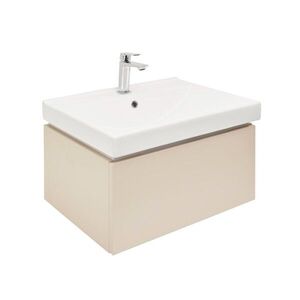 Kúpeľňová skrinka s umývadlom SAT Feel 60x30x46 cm pieskovo béžová mat SATFEEL60BEU1B SATFEEL60BEU1B vyobraziť