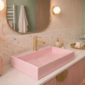 REA - Umyvadlo GOYA PINK na desku 50 CM - konglomerát REA-U4410 vyobraziť