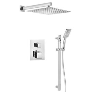 SAPHO - Podomietkový sprchový set s termostatickou batériou, box, 2 výstupy, chróm 1102-32-21 vyobraziť