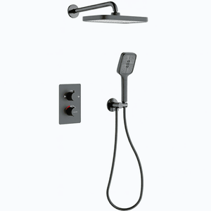 CERANO - Sprchová podomietková súprava Gina - termostatická - box - grafit/gun metal CER-9864 vyobraziť