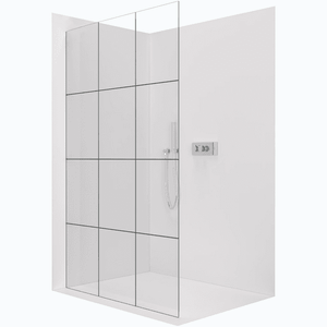 CERANO - Sprchová zástena Walk-in Crystal Ľ/P - 8 mm - bezvzperový systém - chróm, industriálne sklo - 90x200 CER-8050BD6668 vyobraziť