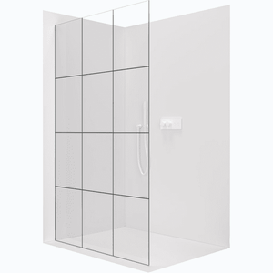 CERANO - Sprchová zástena Walk-in Crystal Ľ/P - 8 mm - bezvzperový systém - biela, industriálne sklo - 90x200 CER-8050BD6676 vyobraziť
