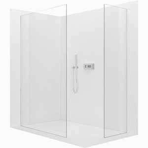 CERANO - Sprchová zástena Walk-in Crystal TL/P - 8 mm - bezvzperový systém - chróm, transparentné sklo - 130x110x200 CER-8050BD4625 vyobraziť