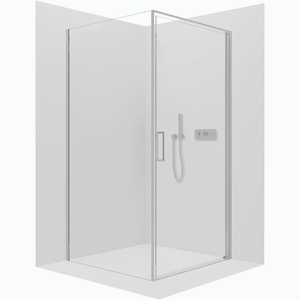 CERANO - Sprchovací kút Porte Ľ/P - 8 mm - chróm, transparentné sklo - 90x70x195 - otočný CER-413531 vyobraziť