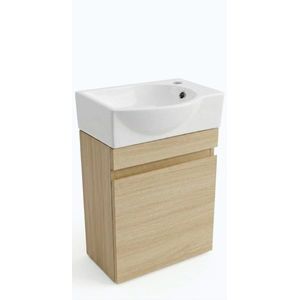 Koupelnová skříňka s umyvadlem Naturel Verona 40x53, 2x22 cm světlé dřevo mat VERONA40SDBR VERONA40SDBR vyobraziť