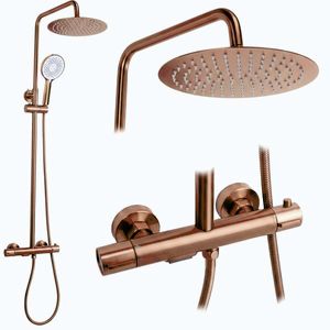 REA - Sprchová sada s termostatom Drop Brush Copper REA-P9670 vyobraziť